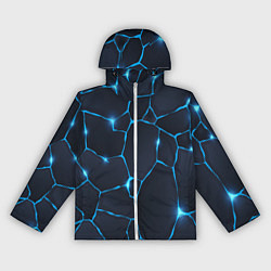 Женская ветровка Синие разломы