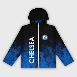 Ветровка с капюшоном женская Chelsea пламя, цвет: 3D-белый