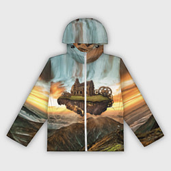 Женская ветровка Горный пейзаж в стиле Стимпанк