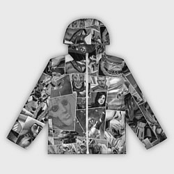 Ветровка с капюшоном женская Mass effect comix, цвет: 3D-белый