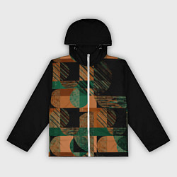 Женская ветровка Текстурированный абстрактный, геометрический принт