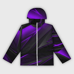 Женская ветровка Geometry Черный и фиолетовый