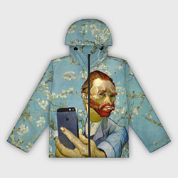 Женская ветровка Ван Гог Селфи - Арт Портрет