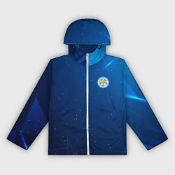 Женская ветровка Сборная Уругвая синяя абстракция