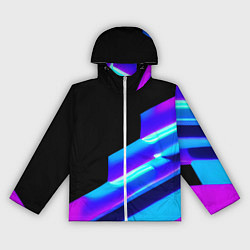 Женская ветровка Яркие неоновые линии