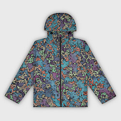 Женская ветровка Галлюциногенные узоры
