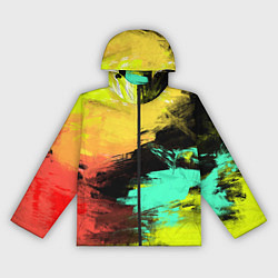 Женская ветровка Яркий красочный гранж