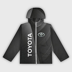 Женская ветровка Toyota - серая абстракция