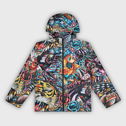 Женская ветровка Татуировки