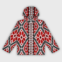 Женская ветровка Вышивка геометрический узор крест