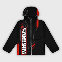 Женская ветровка Samurai - Красный техно - Киберпанк