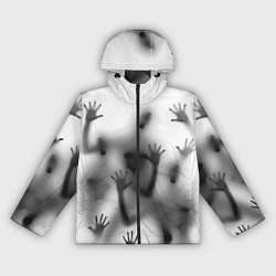 Женская ветровка Bodies inside behind a white wall