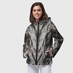 Ветровка с капюшоном женская Asgards rock, цвет: 3D-черный — фото 2