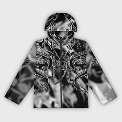 Женская ветровка Оттенки серого черные трайбл драконы татуировка