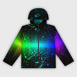 Женская ветровка Неоновая абстракция