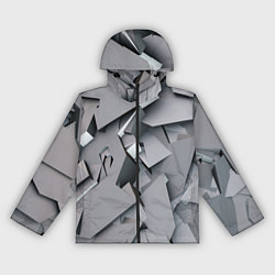 Женская ветровка Металлическая хаотичная броня