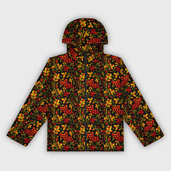 Женская ветровка Хохлома - красная рябина