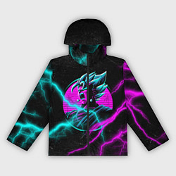 Женская ветровка Неоновый Гоку Блек молния lightning