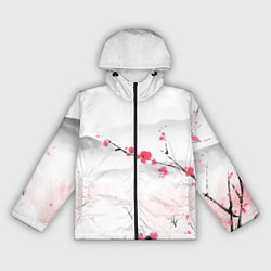 Женская ветровка Японский пейзаж, начало весны