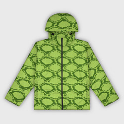 Женская ветровка Милитари змеиная кожа одноцветная