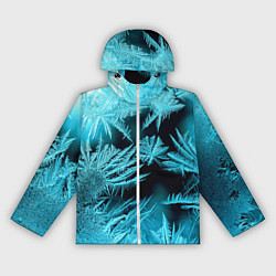 Женская ветровка Голубой лед - иней