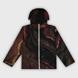 Женская ветровка Золотистые блёстки и песок