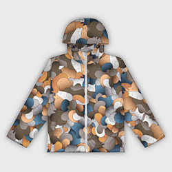 Ветровка с капюшоном женская Котики это жидкость, цвет: 3D-белый