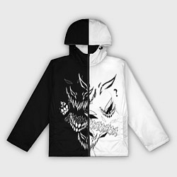 Ветровка с капюшоном женская Drain Face ZXC, цвет: 3D-черный
