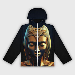 Женская ветровка Нейросеть - золотая статуя египетской царицы