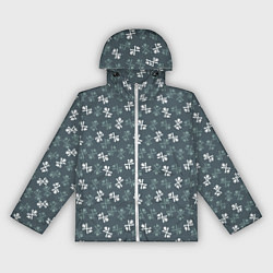 Женская ветровка Череп и кости штрихованные