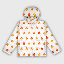 Ветровка с капюшоном женская Мерцающие искры на светлом, цвет: 3D-белый