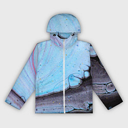 Женская ветровка Синий и тёмный песок и краски