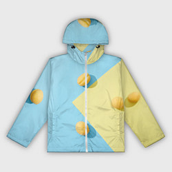 Женская ветровка Жёлтый и голубой цвета и абрикосы