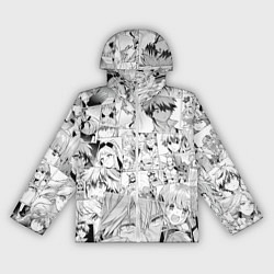 Ветровка с капюшоном женская Переродившись в другом мире я создам легенду о сил, цвет: 3D-белый