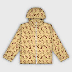 Ветровка с капюшоном женская Репетиция концерта, цвет: 3D-белый