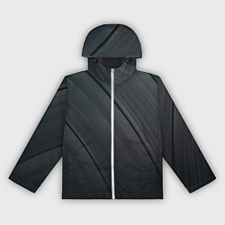 Ветровка с капюшоном женская Темная виниловая пластинка, цвет: 3D-белый