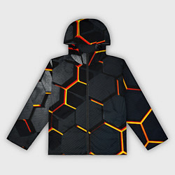 Женская ветровка Плиты стиль соты киберпанк