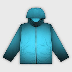 Ветровка с капюшоном женская Небесный градиент, цвет: 3D-черный
