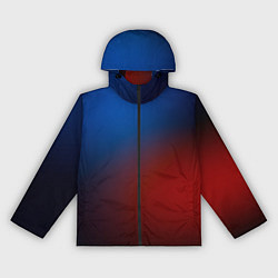 Женская ветровка Красно синий градиент