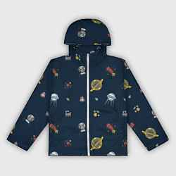 Женская ветровка Паттерн - галактика