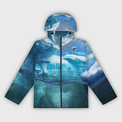 Женская ветровка Subnautica - КРАБ на леднике