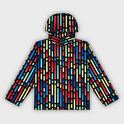 Женская ветровка Неоновые полосы - авангардный паттерн