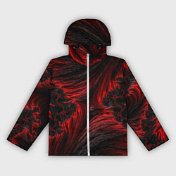 Женская ветровка Red vortex pattern