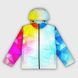 Женская ветровка Gradient colors geometry
