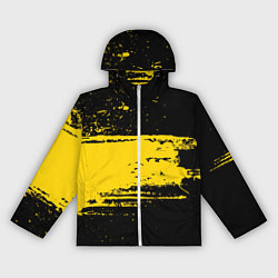 Женская ветровка Желтое граффити
