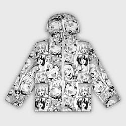 Ветровка с капюшоном женская Anime hentai ahegao, цвет: 3D-белый