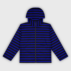 Женская ветровка Черно-синие полосы