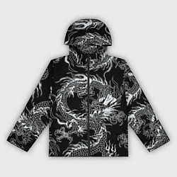 Женская ветровка Татуировка японского дракона