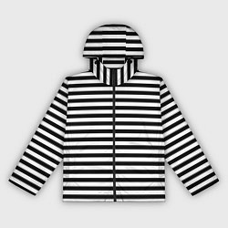 Женская ветровка Тельняшка черная Подводного флота ВМФ