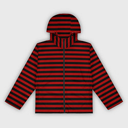 Женская ветровка Темно-красные полосы